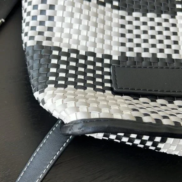 PROENZA SCHOULER Large Morris Woven Plaid Tote - Picture 8 of 9